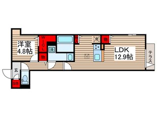 ルリアン加賀の物件間取画像